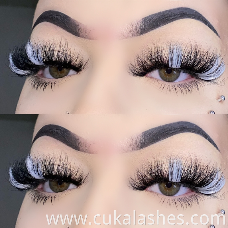 Mink Lashes With Color